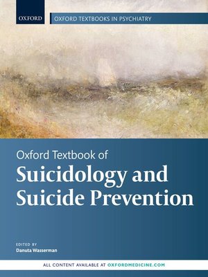 cover image of Oxford Textbook of Suicidology and Suicide Prevention